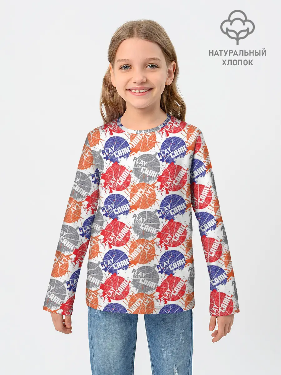 Детский лонгслив / PLAY GAME
