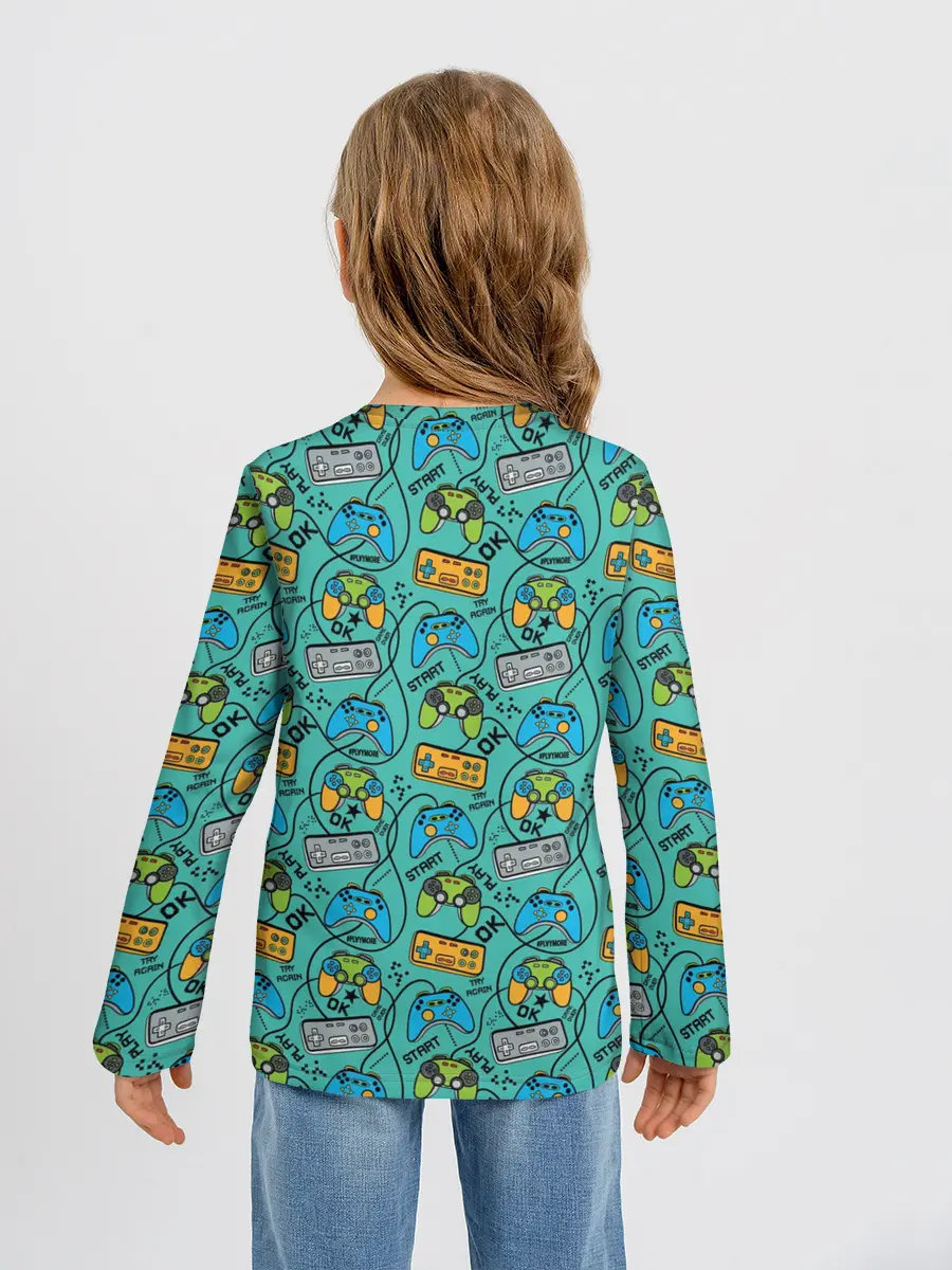 Детский лонгслив / Джойстики