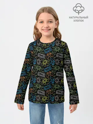 Детский лонгслив / Геймер