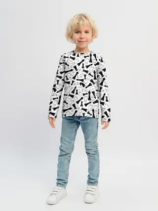 Детский лонгслив / Шахматы