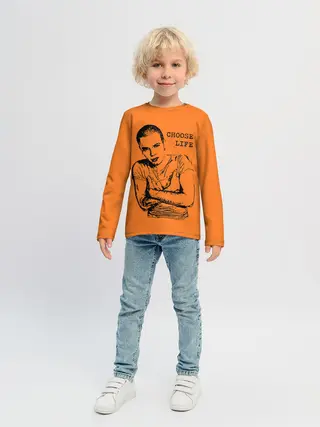 Детский лонгслив / На игле, выбирай жизнь
