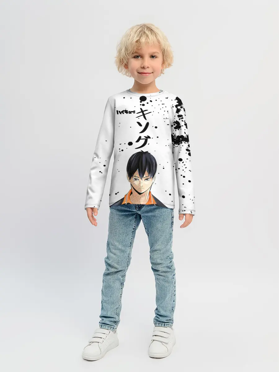 Детский лонгслив / Тобио Кагеяма | Haikyuu!!