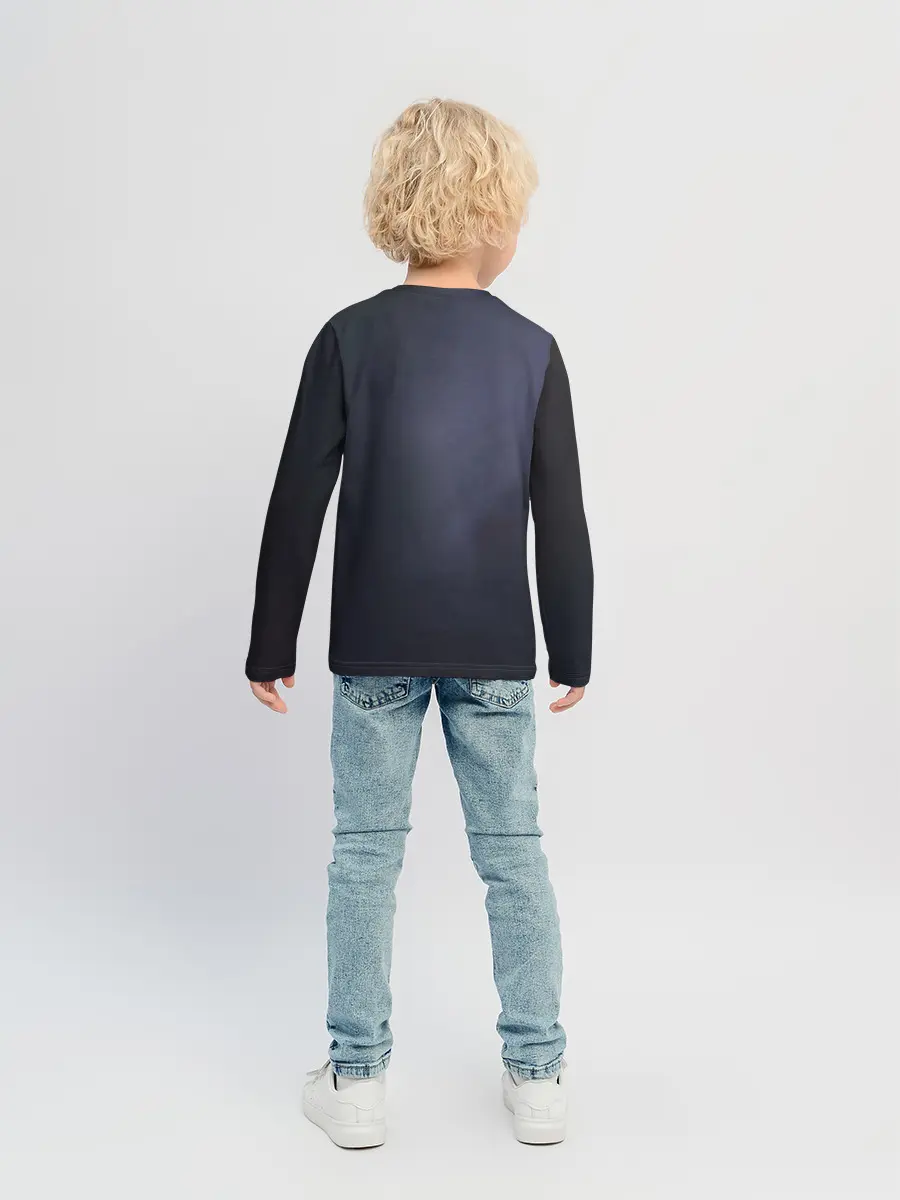 Детский лонгслив / Кракен