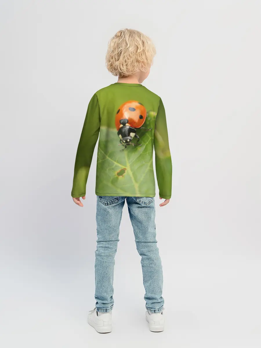 Детский лонгслив / Божья коровка