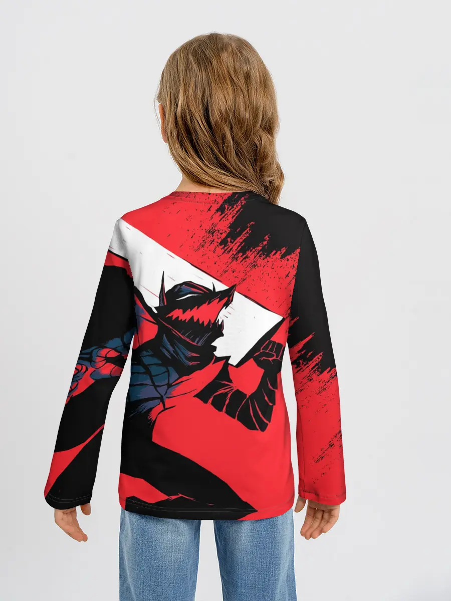 Детский лонгслив / БЕРСЕРК red