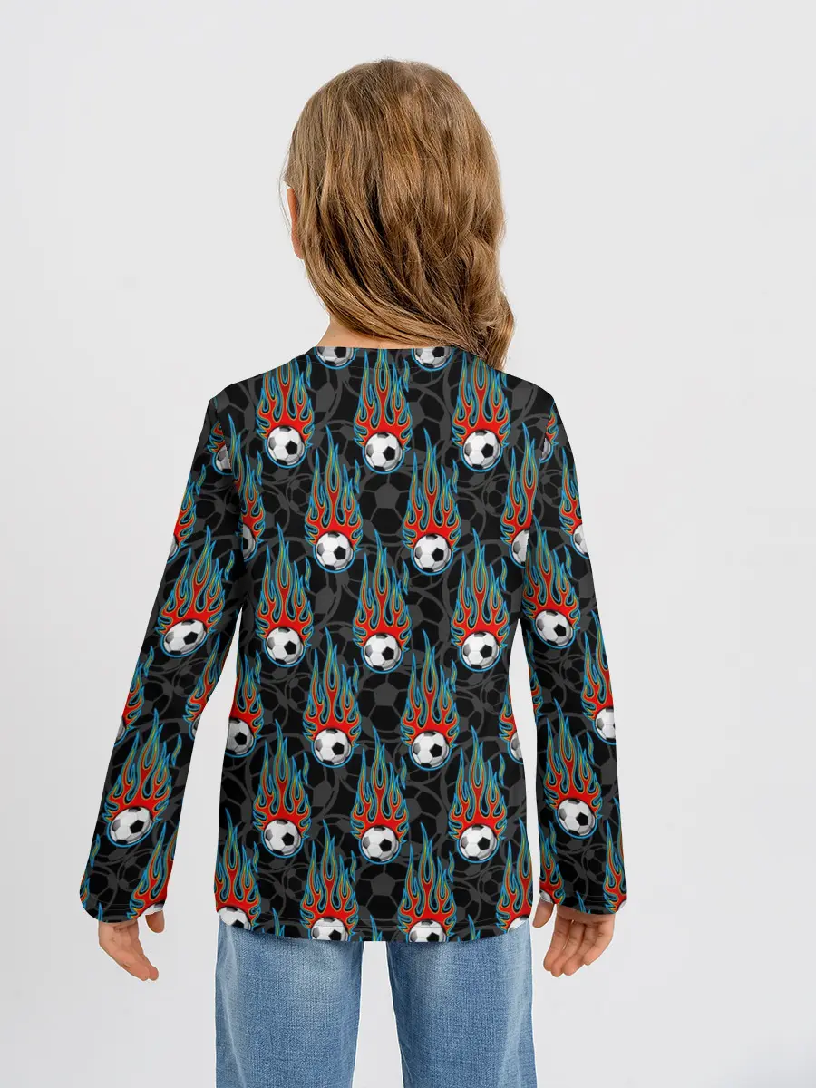 Детский лонгслив / Футбол