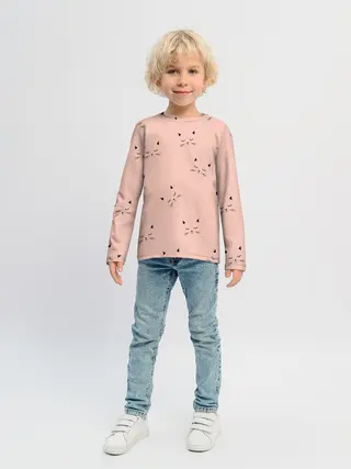 Детский лонгслив / Киски