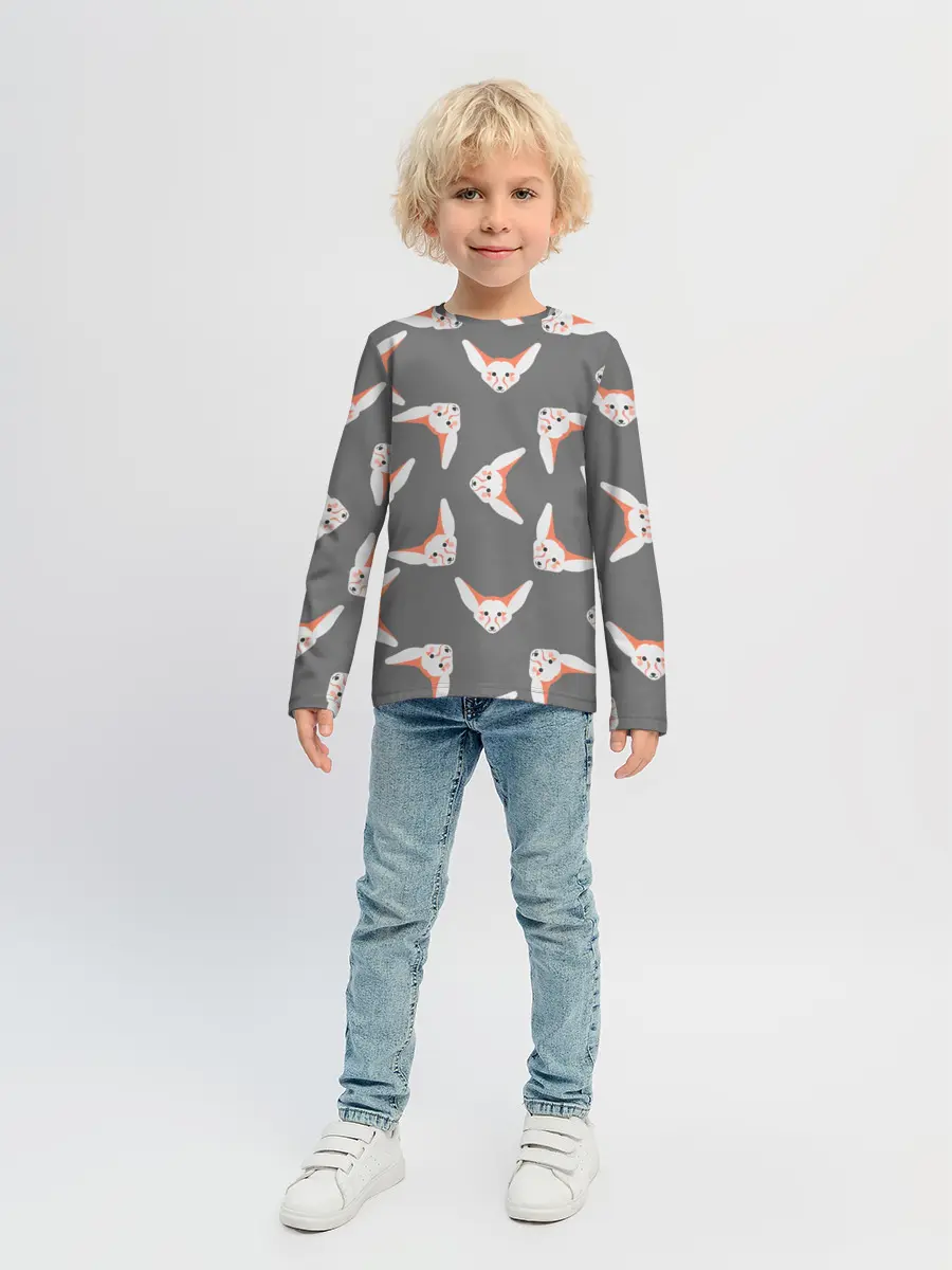 Детский лонгслив / Лиса Фенек