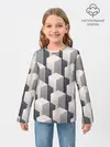 Детский лонгслив / ГрафиЧеские Кубы