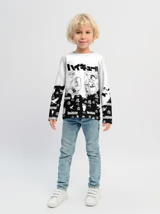 Детский лонгслив / Волейбольный клуб Haikyu!!