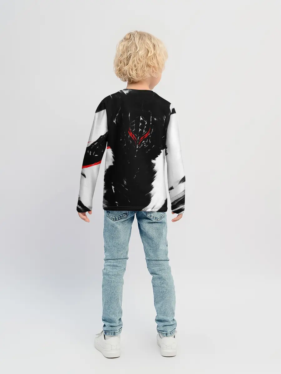 Детский лонгслив / БЕРСЕРК ч/б