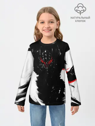 Детский лонгслив / БЕРСЕРК ч/б