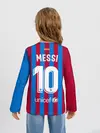 Детский лонгслив / Месси Барселона 2021/2022