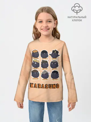 Детский лонгслив / Вороны школы Карасуно Haikyu!!