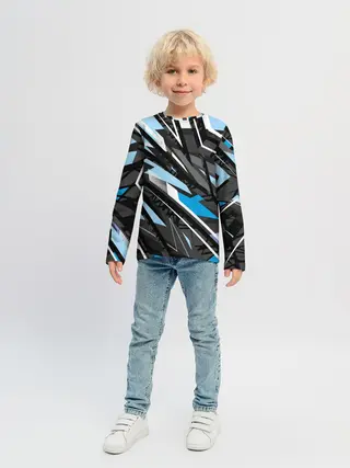 Детский лонгслив / Текстура. Линия. Движение