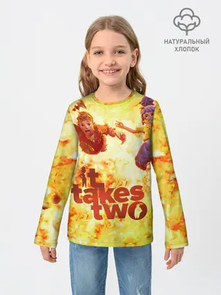 Детский лонгслив / It Takes Two