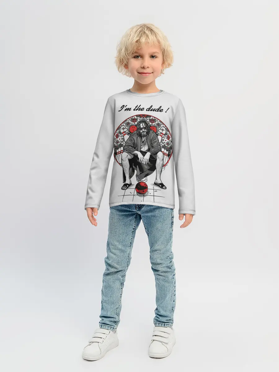 Детский лонгслив / I am the dude!