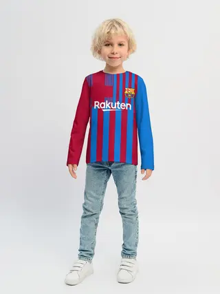 Детский лонгслив / Ансу Фати Барселона 2021/2022