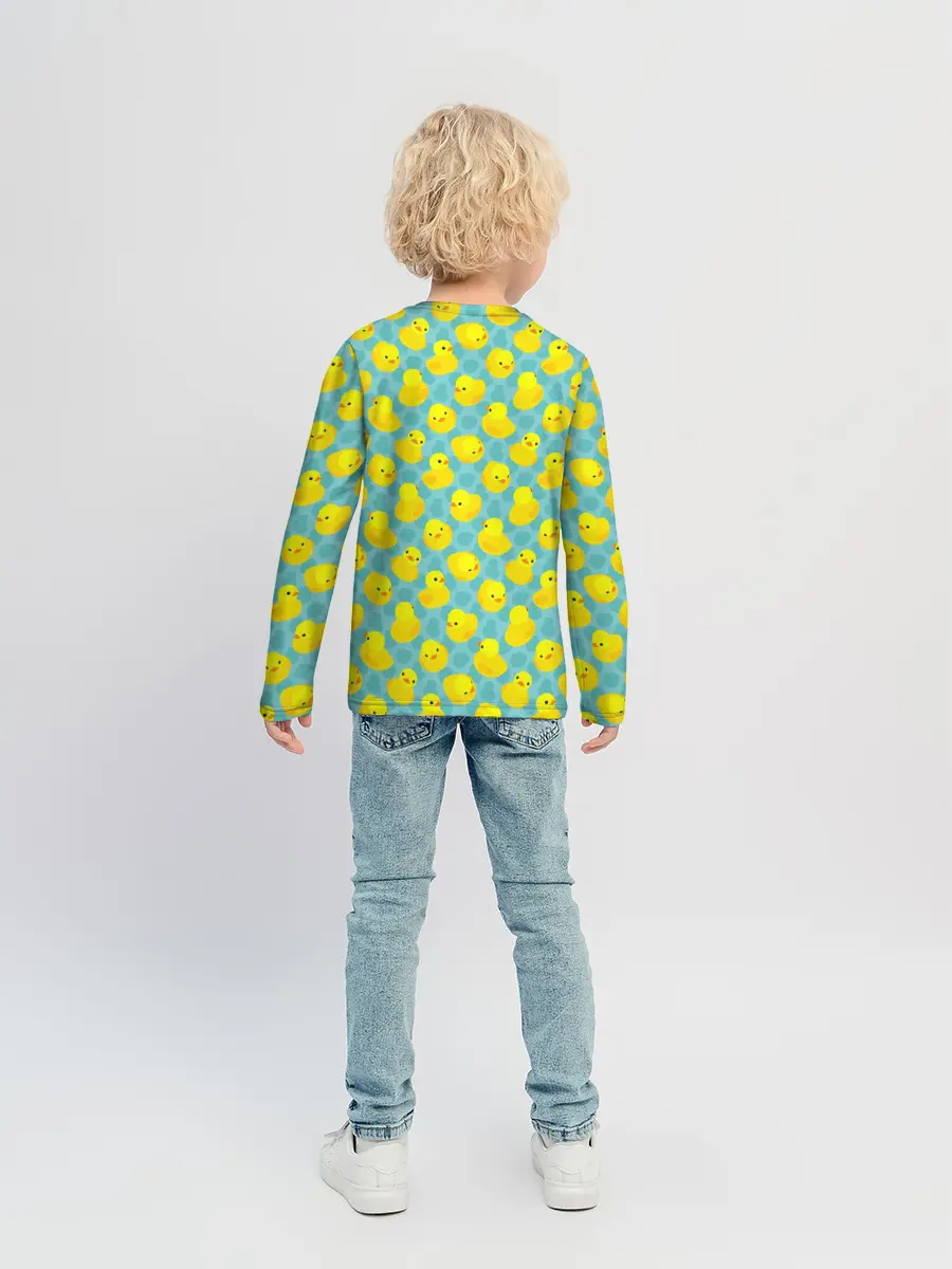 Детский лонгслив / Уточка
