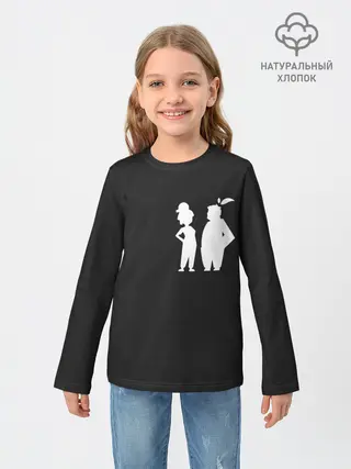 Детский лонгслив / It Takes Two. Silhouette