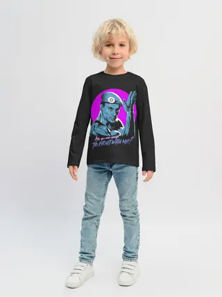 Детский лонгслив / Уличный Ван Дамм