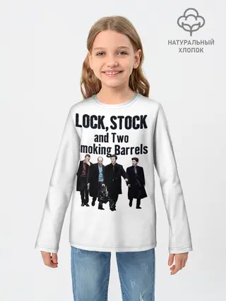 Детский лонгслив / Карты Деньги Два Ствола Герои