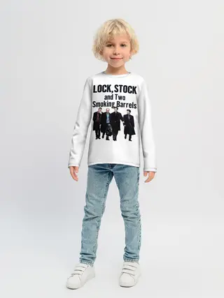 Детский лонгслив / Карты Деньги Два Ствола Герои