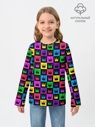 Детский лонгслив / Король