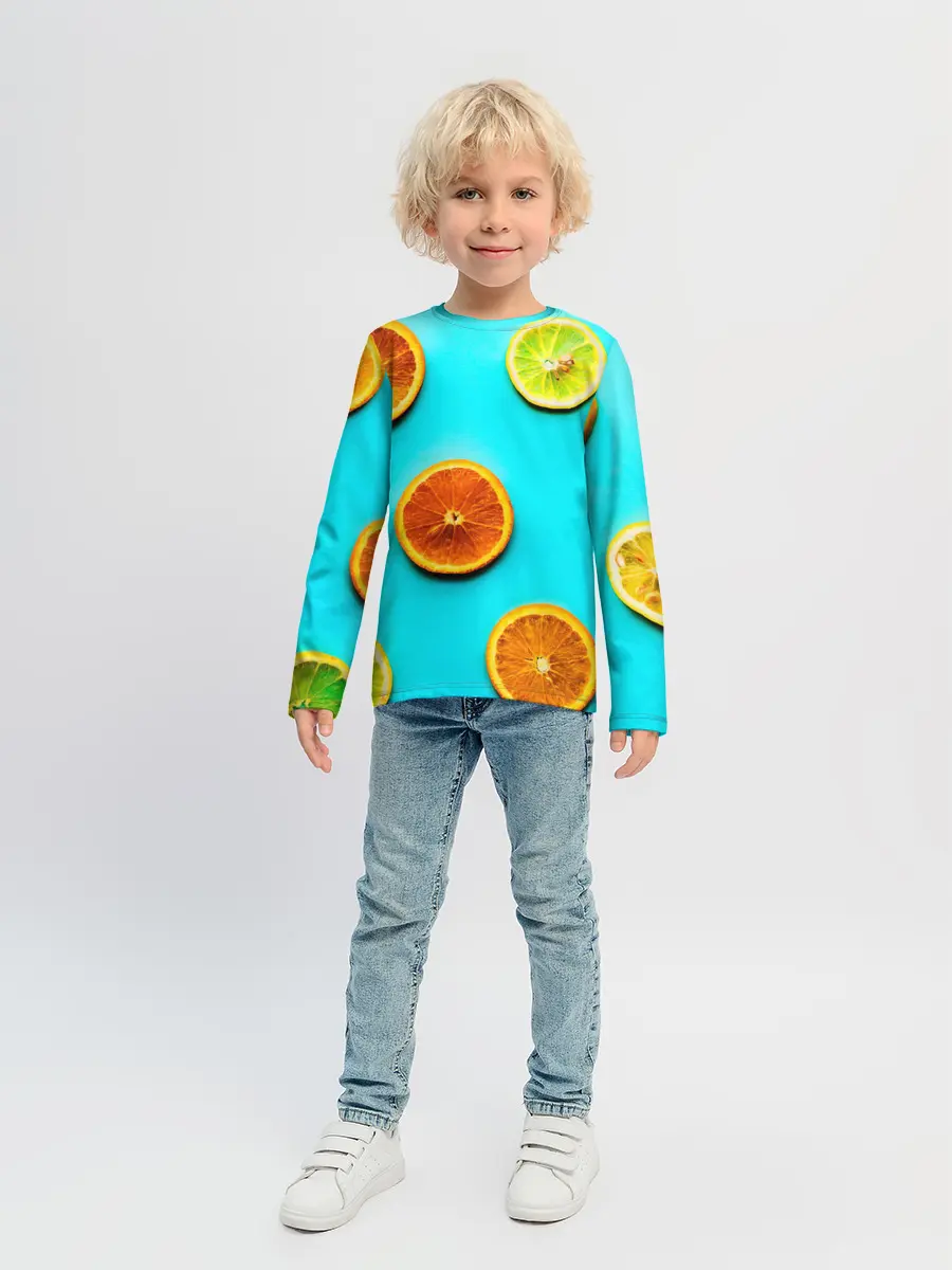 Детский лонгслив / АпельСинки