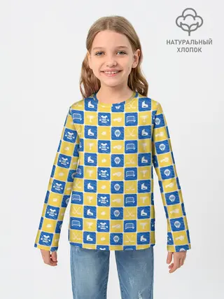 Детский лонгслив / Хоккей