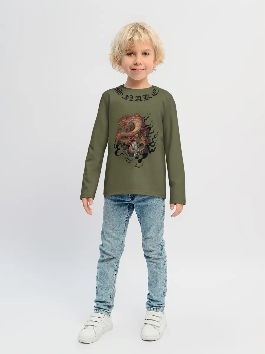 Детский лонгслив / SnаKе