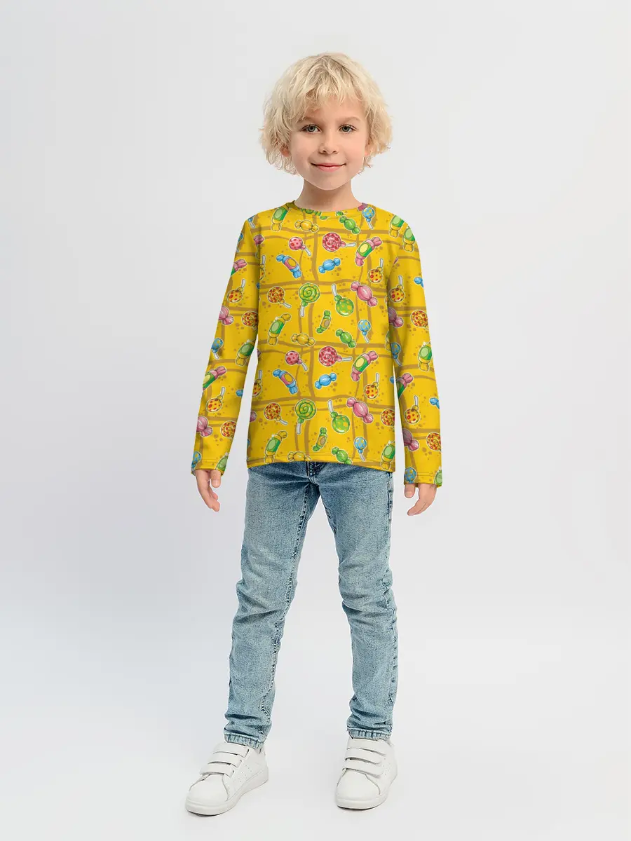 Детский лонгслив / Конфеты
