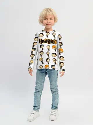 Детский лонгслив / Команда школы Карасуно | Haikyuu!!