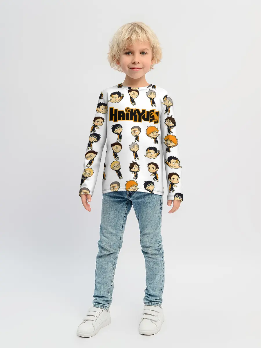 Детский лонгслив / Команда школы Карасуно | Haikyuu!!