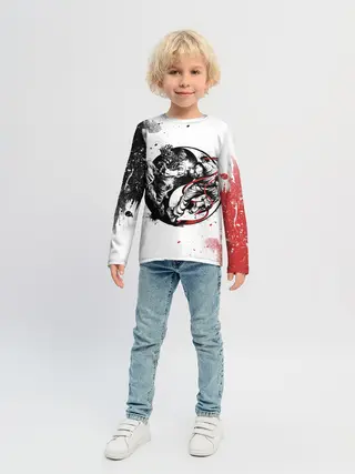 Детский лонгслив / Ryu vs Akuma