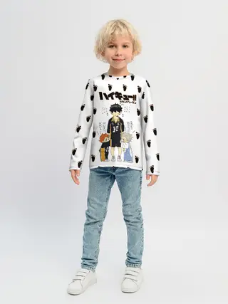 Детский лонгслив / Малыши Хината и Бокуто | Haikyuu!!