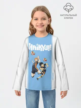 Детский лонгслив / Хината и Кагеяма | Haikyuu!!
