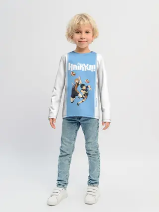 Детский лонгслив / Хината и Кагеяма | Haikyuu!!