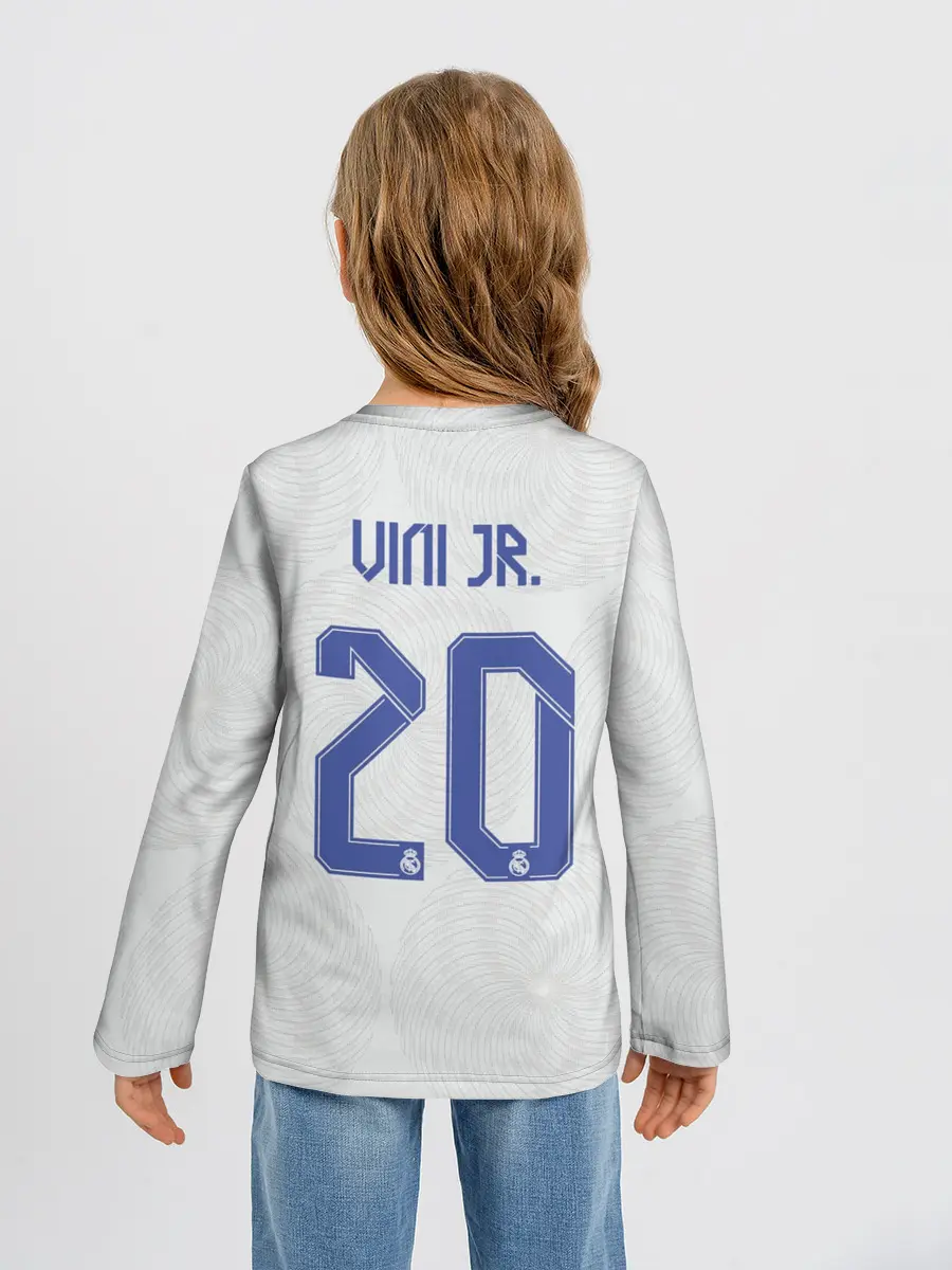 Детский лонгслив / Винисиус Реал Мадрид 2021/2022