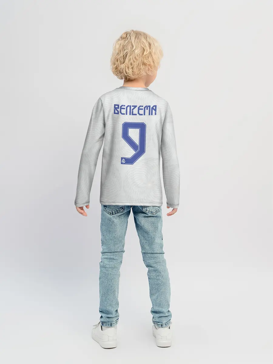 Детский лонгслив / Бензема Реал Мадрид 2021/2022