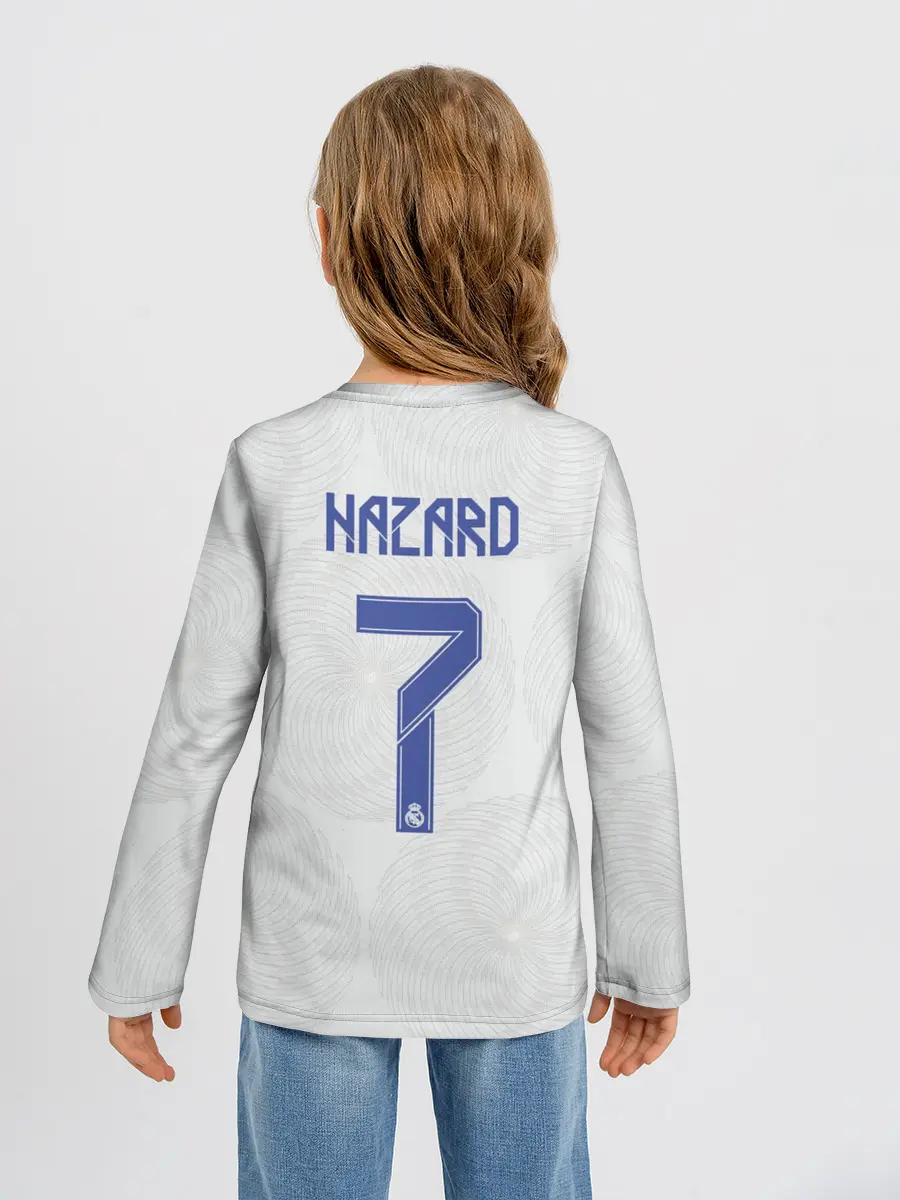 Детский лонгслив / Азар Реал Мадрид 21/22 форма