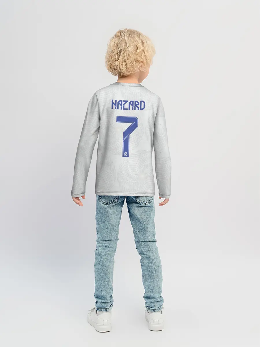 Детский лонгслив / Азар Реал Мадрид 21/22 форма
