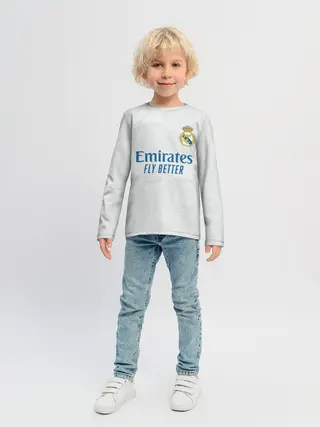 Детский лонгслив / Азар Реал Мадрид 21/22 форма