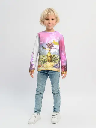 Детский лонгслив / It takes two | Радость