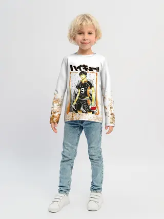 Детский лонгслив / Тобио Кагеяма | Haikyuu!!