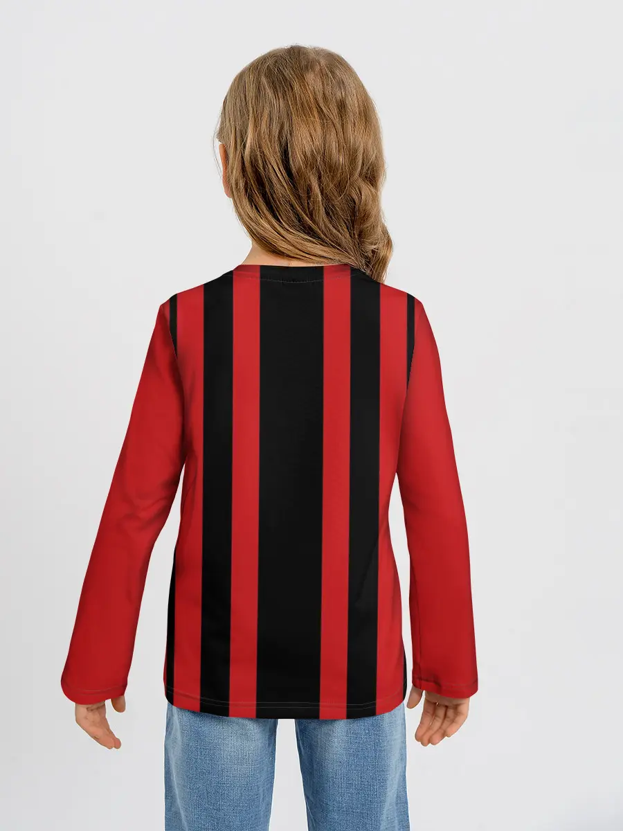 Детский лонгслив / Милан домашняя форма 2021/2022