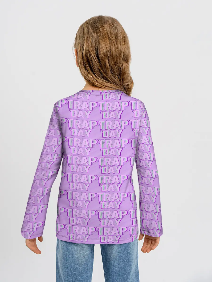 Детский лонгслив / Трехмерный Trap Day