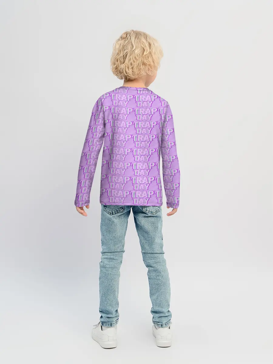 Детский лонгслив / Трехмерный Trap Day