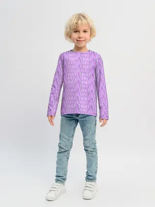 Детский лонгслив / Трехмерный Trap Day