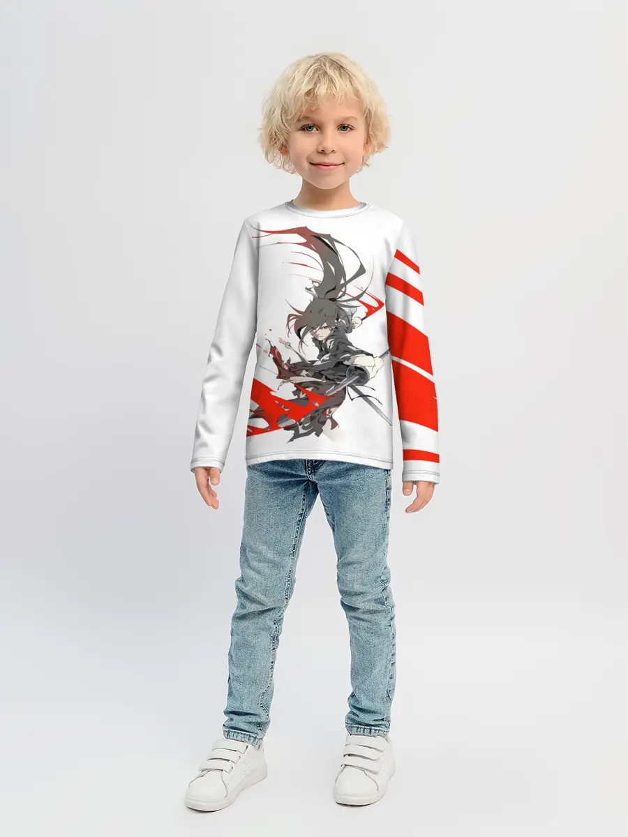 Детский лонгслив / ХЯККИМАРУ И ДЕМОНЫ | ДОРОРО